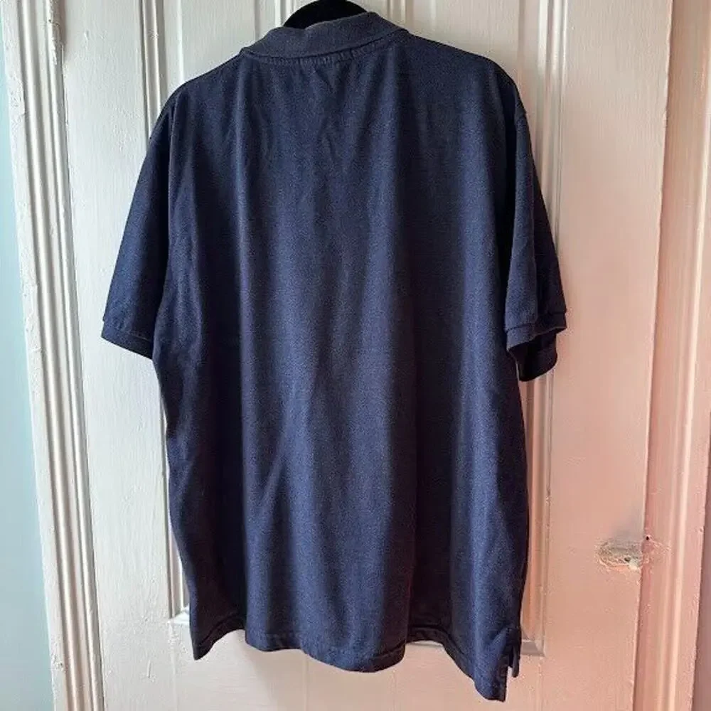 US Polo Association Shirt Mens XXL Embroidered Logo Blue Short Sleeve Polo - Picture 4 of 5